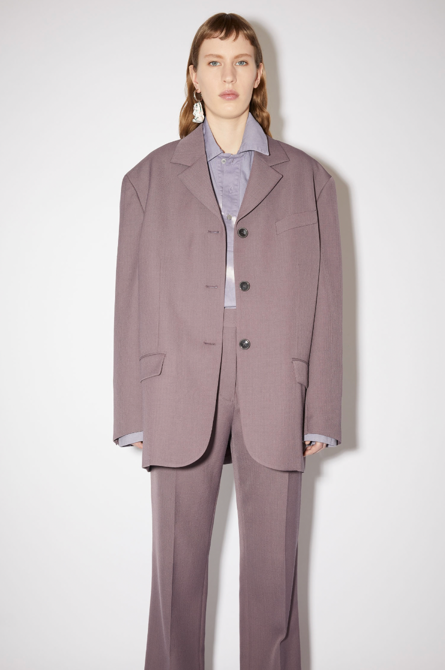 Acne Studios oversized mauve blazer UK10 UK14