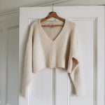 3.1 Phillip Lim ivory mohair blend cropped jumper Palace of Nowhere