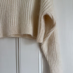 3.1 Phillip Lim ivory mohair blend cropped jumper Palace of Nowhere
