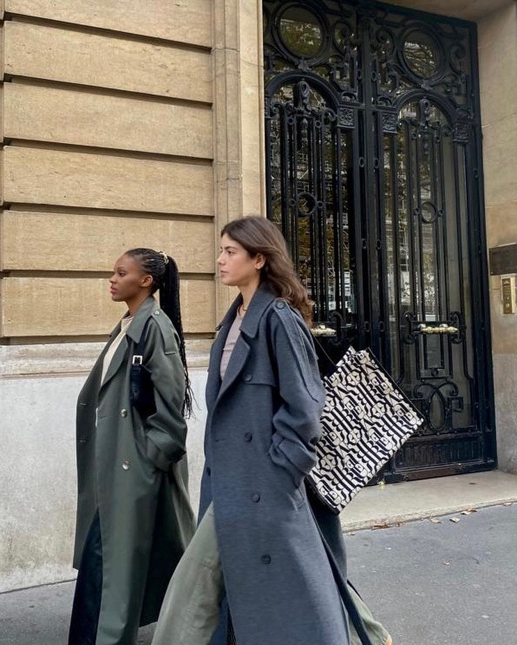 Musier Paris Gia wool blend long belted coat - shop at Palace of Nowhere