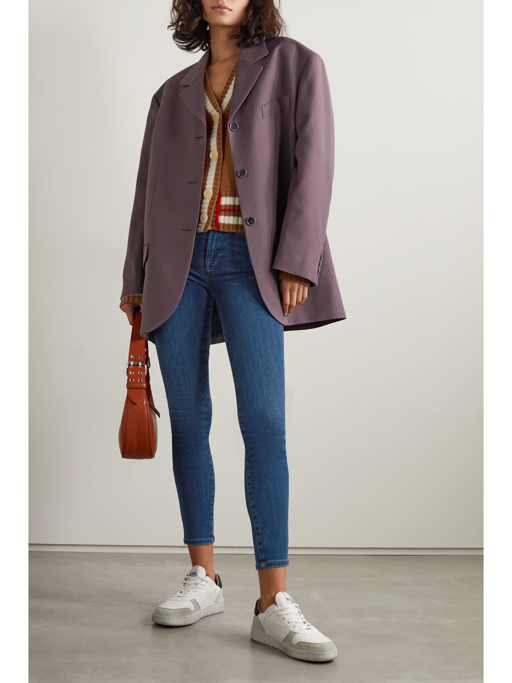 Shop Acne Studios oversized mauve blazer at Palace of Nowhere
