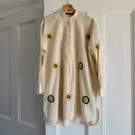 Alexa Chung embroidered floral tunic dress