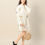 Alexa Chung embroidered floral tunic dress