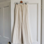 Alexa Chung ivory cotton boucle 'Francoise' pants Palace of Nowhere