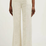 Alexa Chung ivory cotton boucle 'Francoise' pants Palace of Nowhere