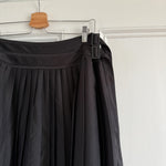 All Saints black pleated 'Kat' midi skirt Palace of Nowhere