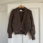 Anine Bing marled brown alpaca blend Dayna cardigan Palace of Nowhere