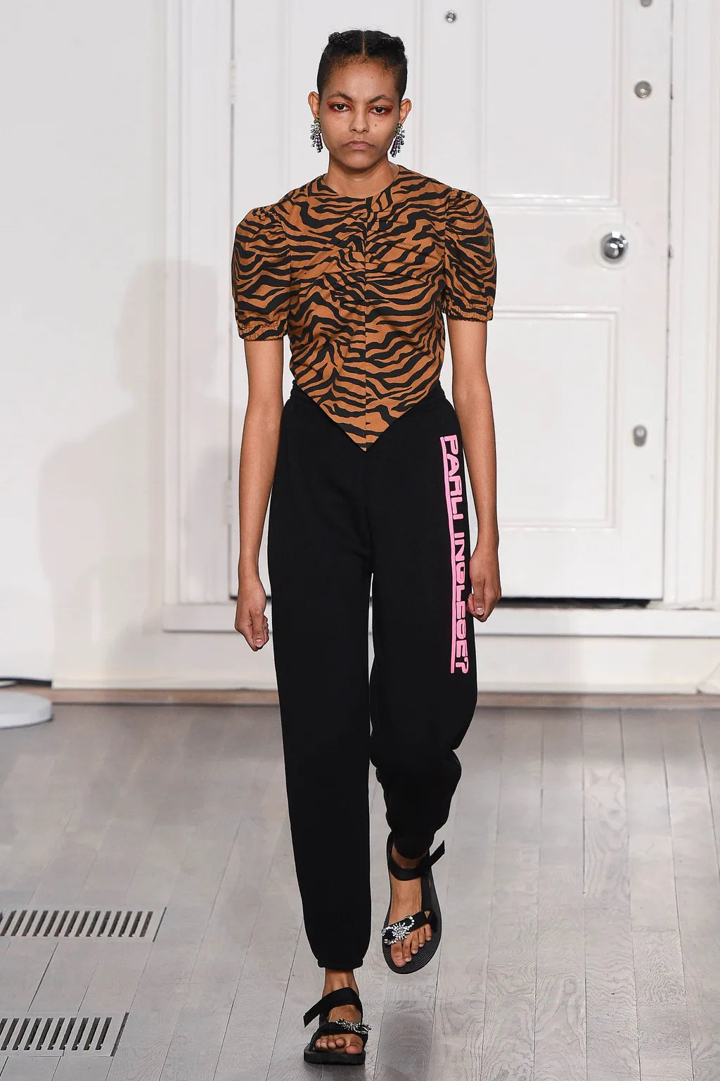 Ashley Williams tiger print top SS18 at Palace of Nowhere