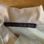 Bella Freud champagne gold lame silk blouse Palace of Nowhere