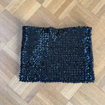 Black sequin bandeau top Palace of Nowhere