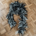 Black & white ostrich feather boa Palace of Nowhere