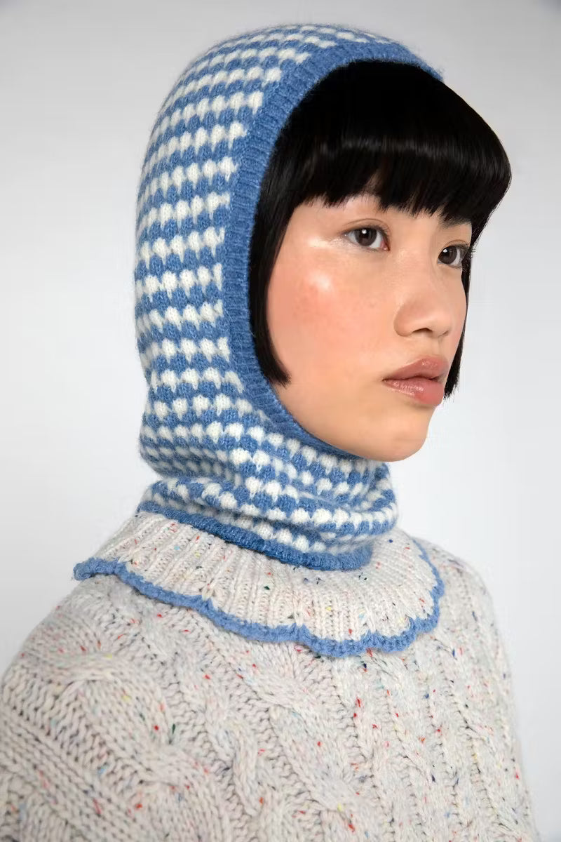 Shrimps knitted Pauline baby alpaca blend balaclava