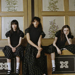 Cecilie Bahnsen x Charles & Keith quilted satin Dahlia Mary Janes 