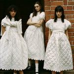 Cecilie Bahnsen x Charles & Keith quilted satin Dahlia Mary Janes 