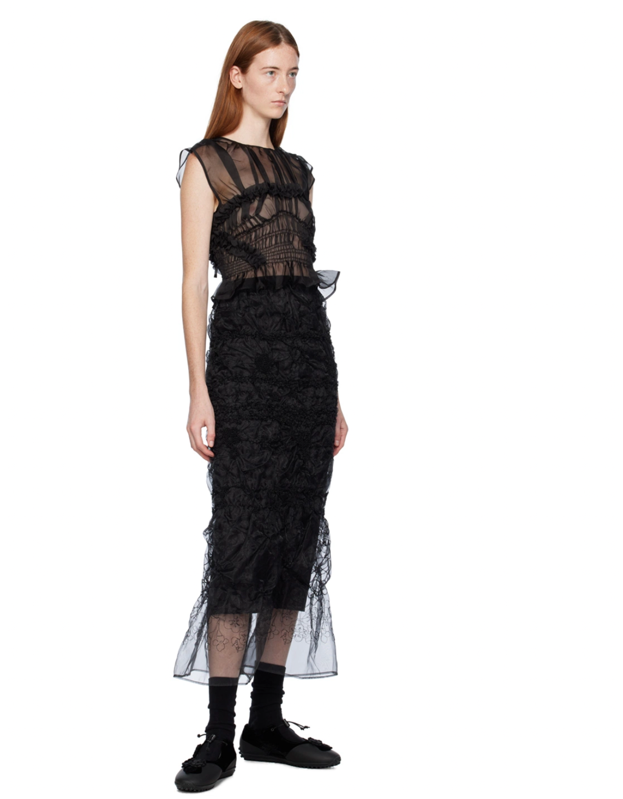 Cecilie Bahnsen embroidered black Universe skirt Palace of Nowhere
