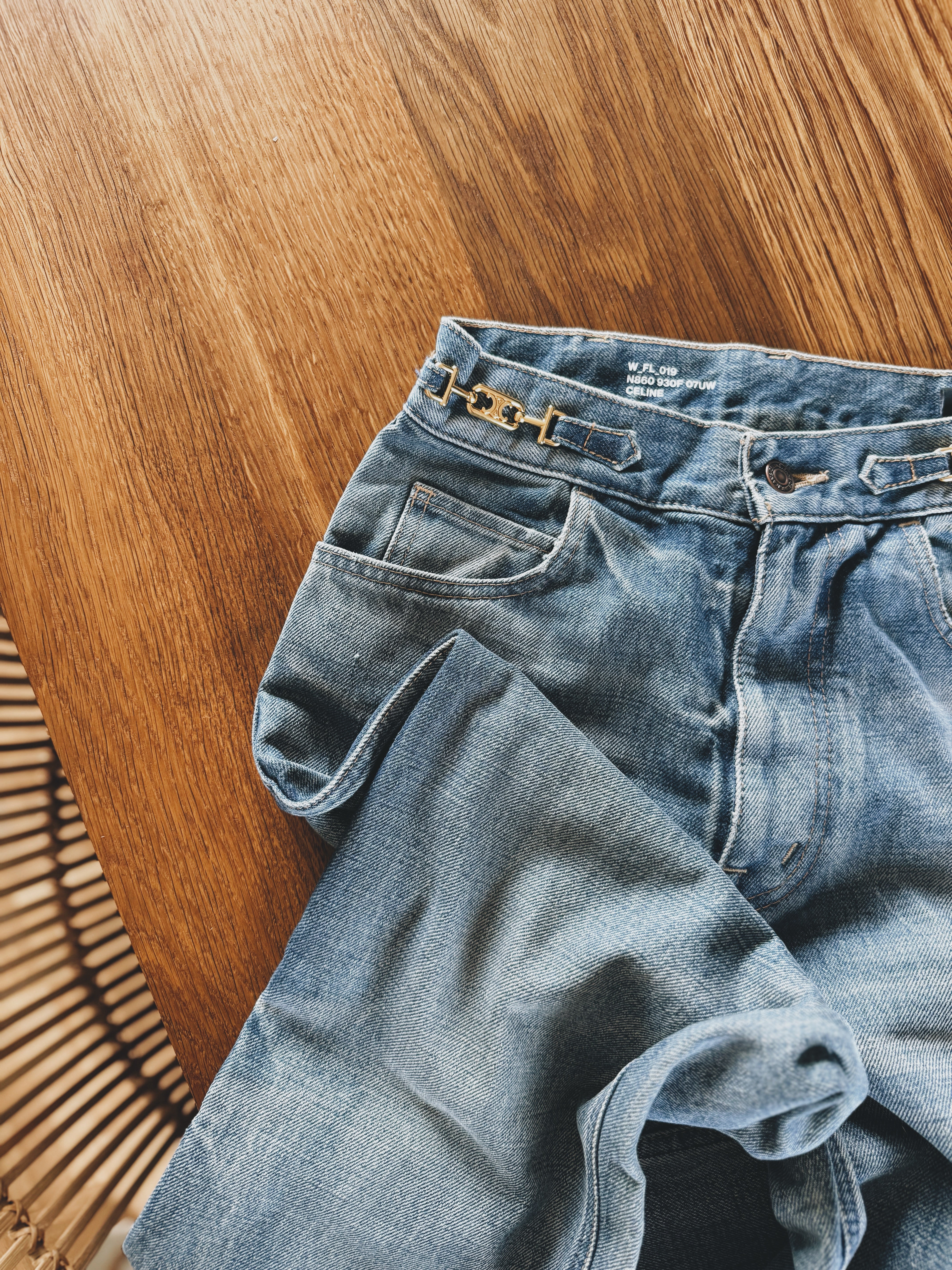 Celine 'Jane' flare jeans in union wash Palace of Nowhere