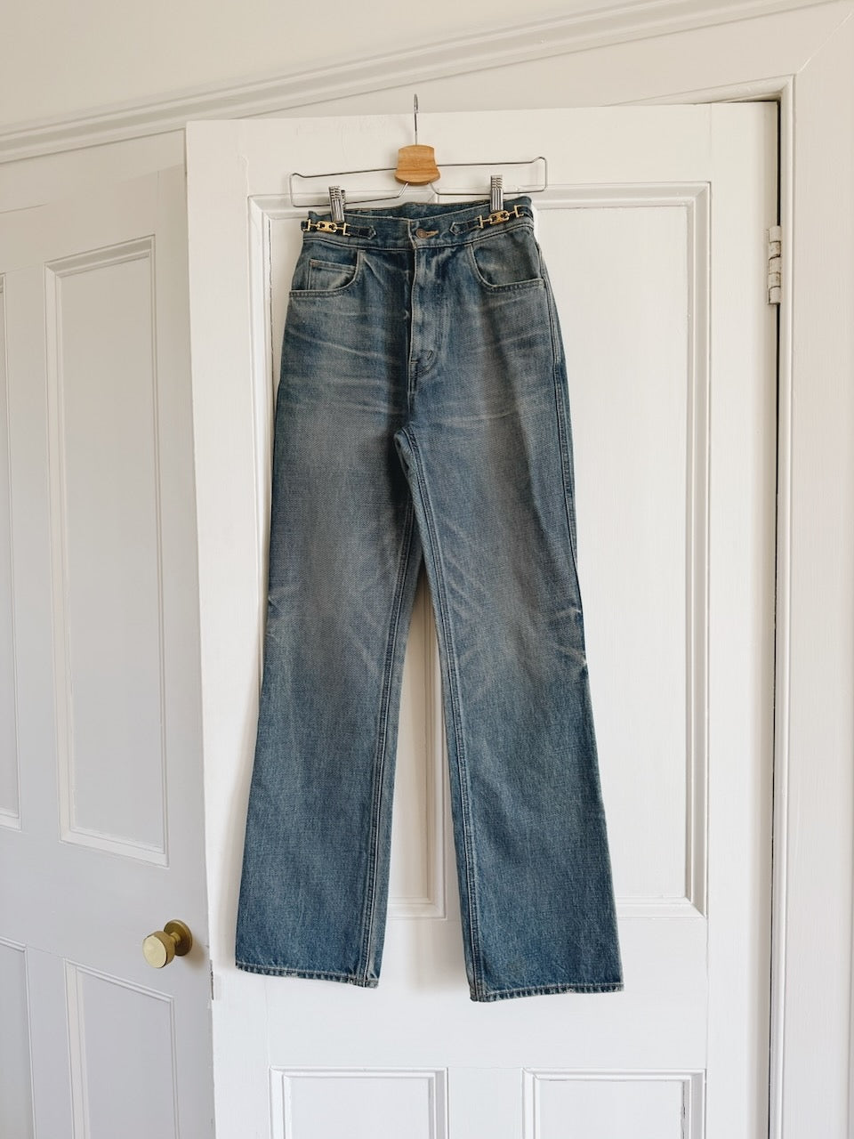 Celine 'Jane' flare jeans in union wash Palace of Nowhere
