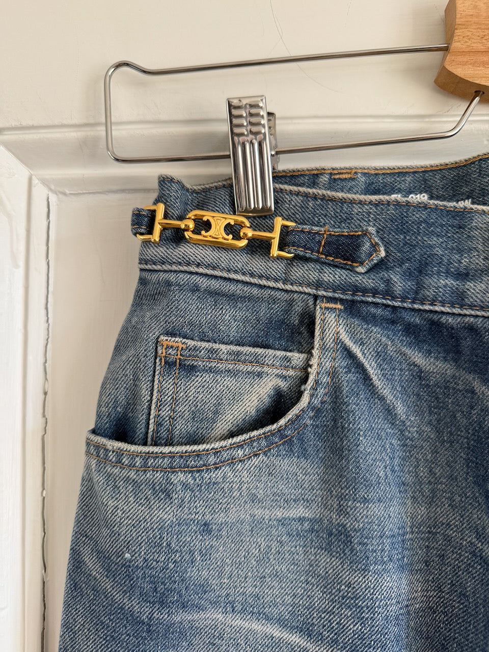Celine 'Jane' flare jeans in union wash Palace of Nowhere