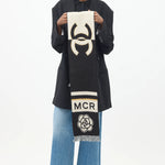 Chanel cashmere blend fringed MCR Camellia scarf at Palace of Nowhere