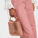 Chloe summer banana small raffia crossbody bag Palace of Nowhere