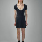 Courreges scoop neck monochrome mini dress Palace of Nowhere