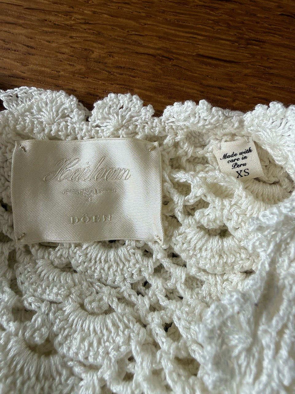 Doen heirloom 'Raphaelle' handmade crochet maxi dress Palace of Nowhere