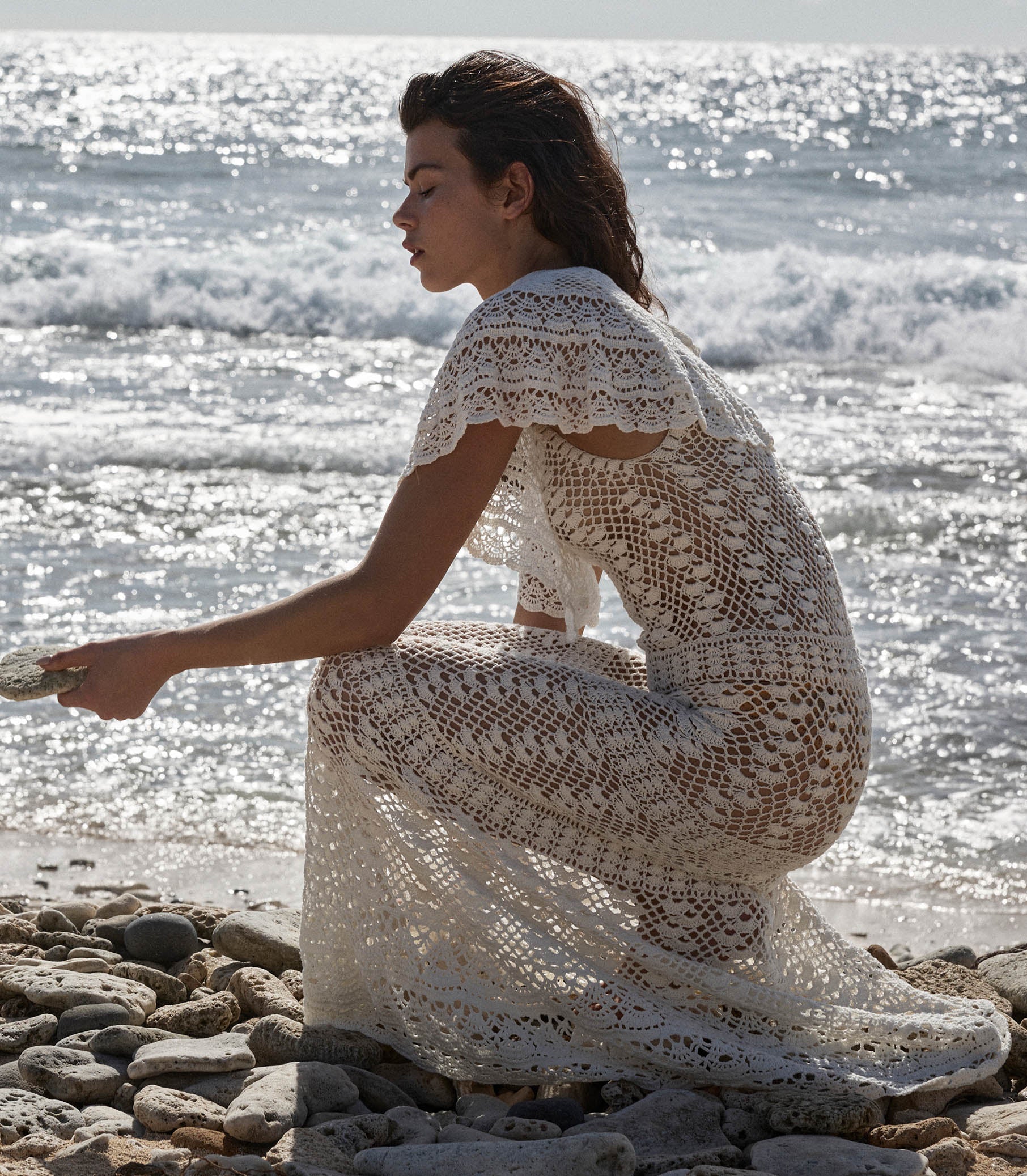 Doen heirloom 'Raphaelle' handmade crochet maxi dress Palace of Nowhere