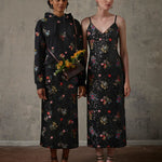 Erdem x H&M black floral sequin dress Palace of Nowhere