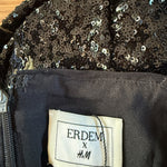 Erdem x H&M black floral sequin dress Palace of Nowhere