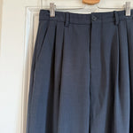 Erika Cavallini tailored grey slouchy cut wool blend trousers Palace of Nowhere