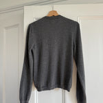 Ganni grey cashmere crystal embellished jumper palace of nowhere