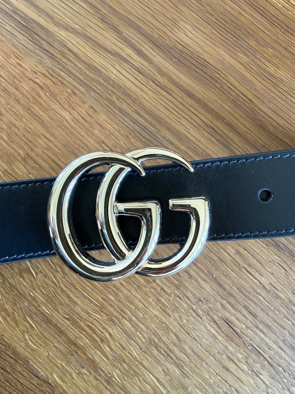 Gucci GG Marmont black leather belt Palace of Nowhere