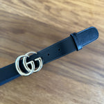 Gucci GG Marmont black leather belt Palace of Nowhere