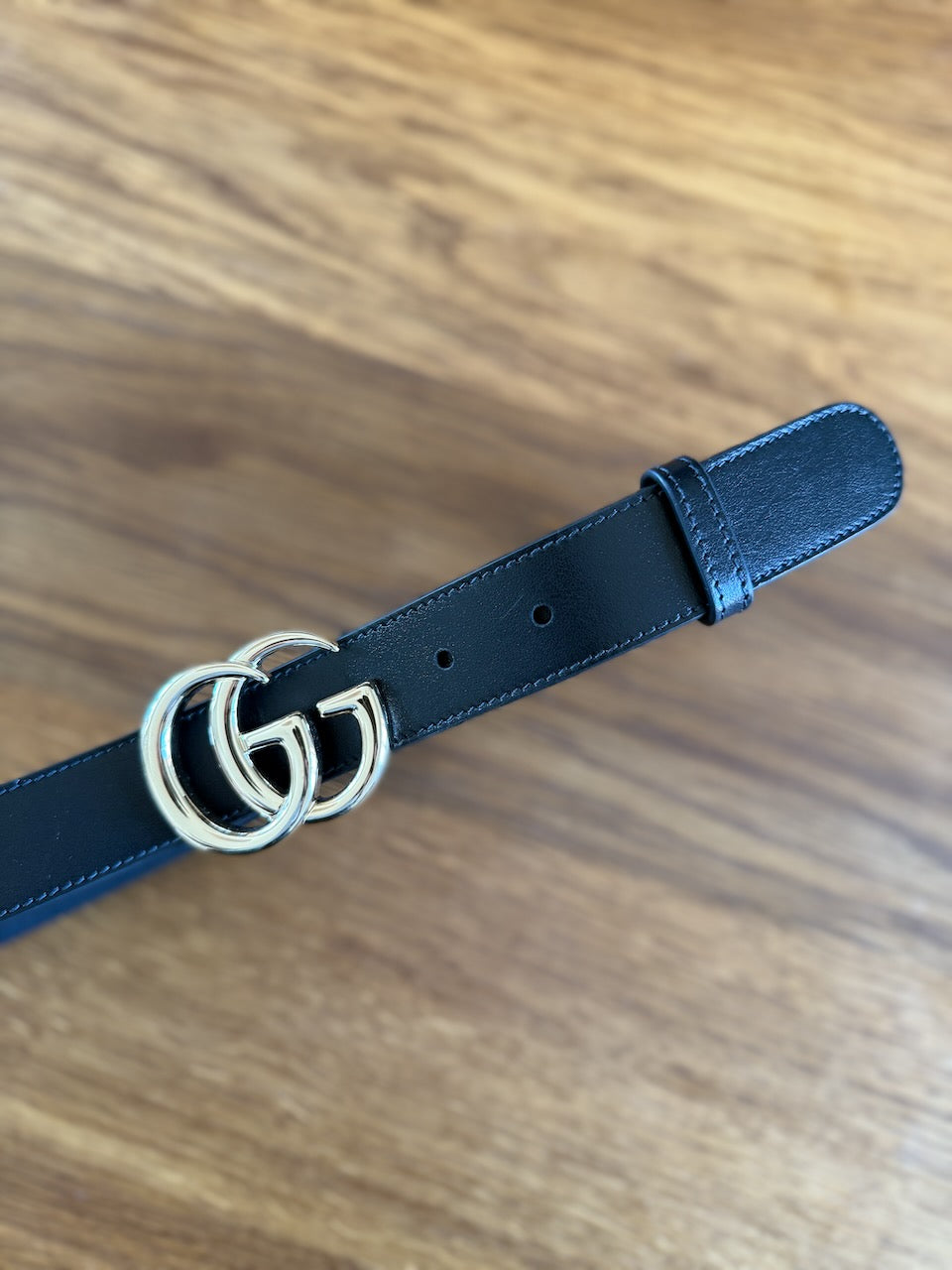 Gucci GG Marmont black leather belt Palace of Nowhere