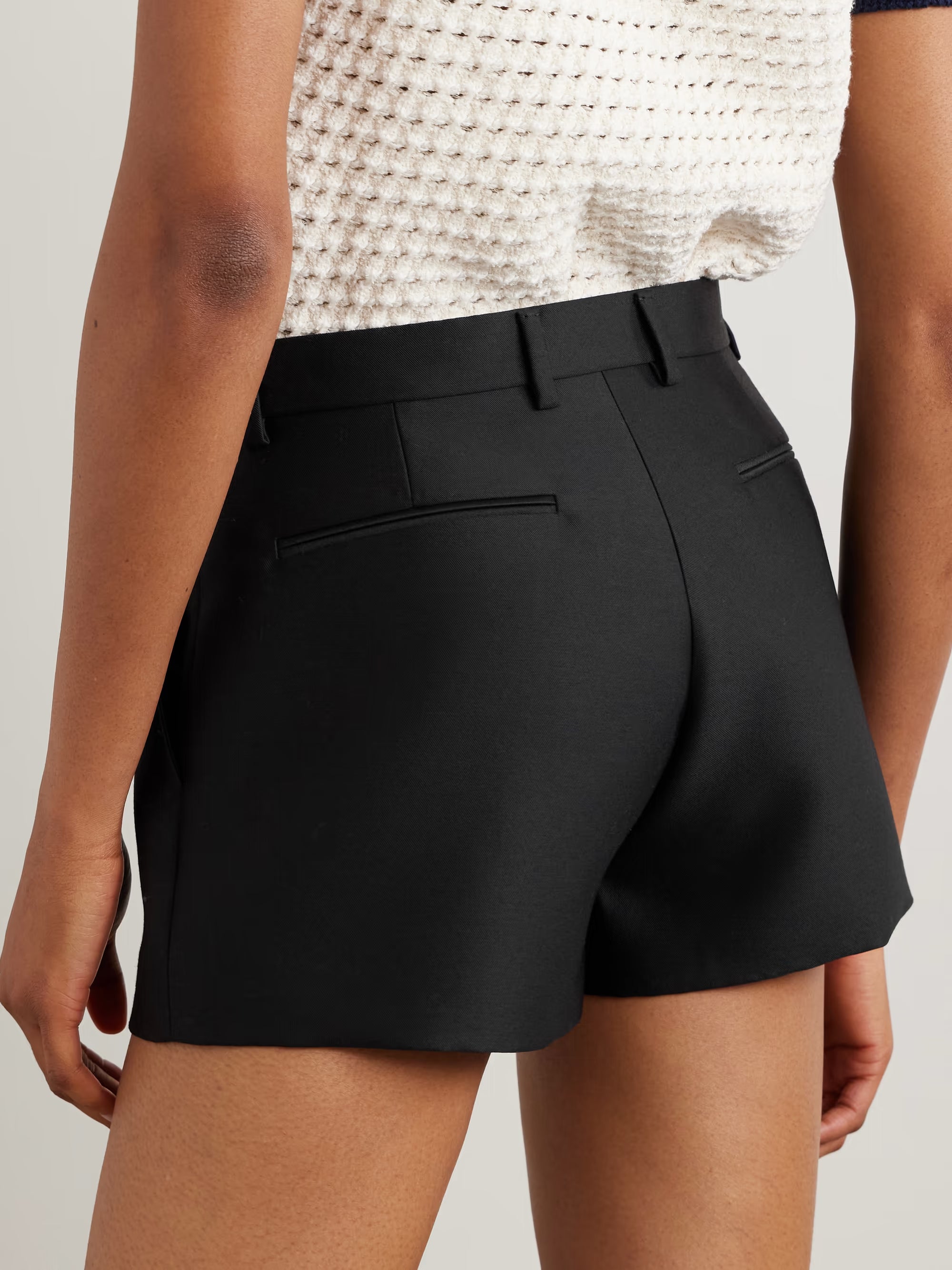 Gucci wool & silk blend twill shorts Palace of Nowhere