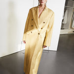 H&M Studio double-breasted mustard wool blend maxi coat Palace of Nowhere