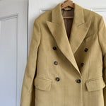 H&M Studio double-breasted mustard wool blend maxi coat Palace of Nowhere