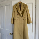 H&M Studio double-breasted mustard wool blend maxi coat Palace of Nowhere