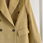 H&M Studio double-breasted mustard wool blend maxi coat Palace of Nowhere