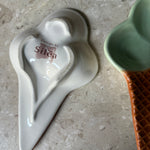 Vintage 90s Silea kitsch ceramic ice cream bowls/ dishes at Palace of Nowhere