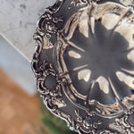 Vintage late 19th century silver plated footed bowl Palace of Nowhere