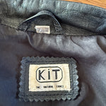 Vintage late 70s black leather jacket Palace of Nowhere