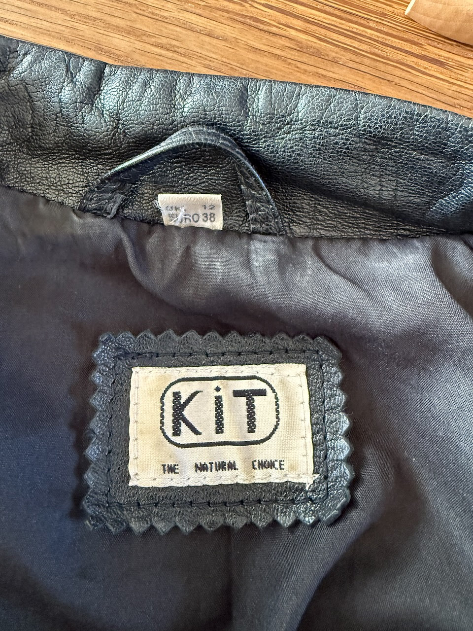 Vintage late 70s black leather jacket Palace of Nowhere