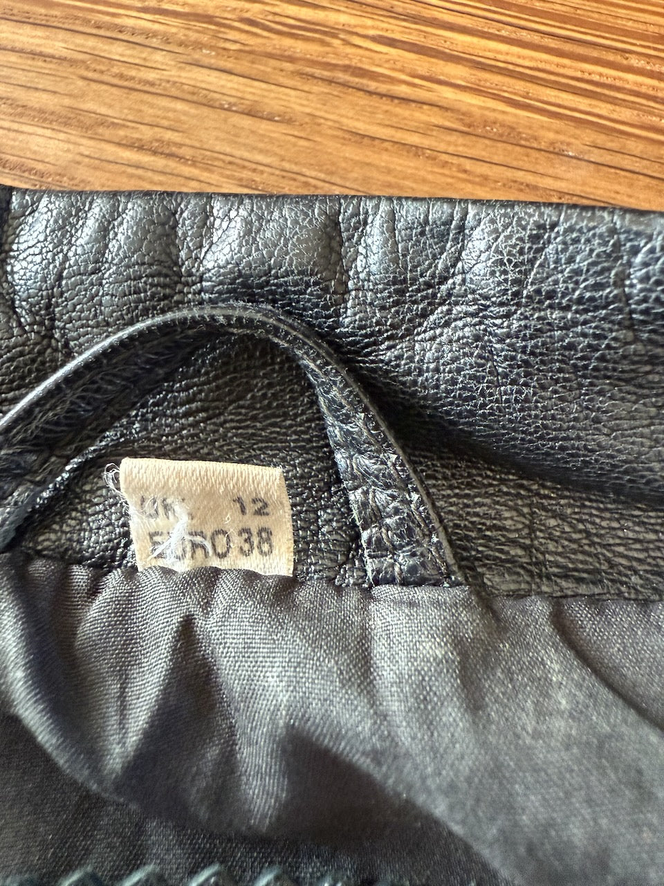 Vintage late 70s black leather jacket Palace of Nowhere