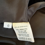 Ulla Johnson 'Elisa' black velvet one shoulder dress Palace of Nowhere