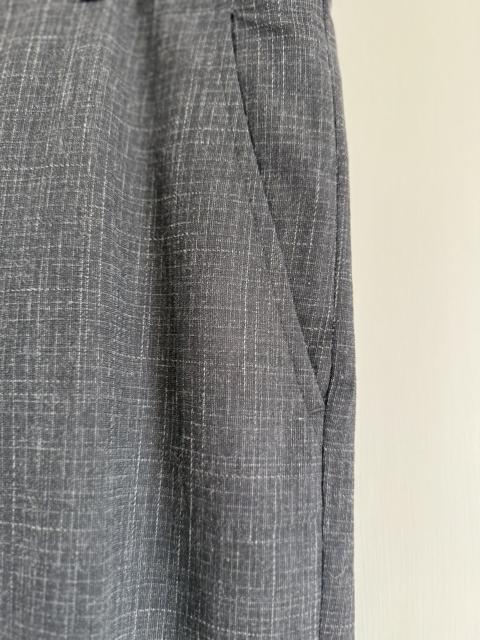 Isabel Marant Etoile charcoal grey checked wool blend 'Noah' trousers Palace of Nowhere