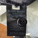 Isabel Marant Etoile charcoal grey checked wool blend 'Noah' trousers Palace of Nowhere