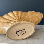 Vintage 50s Dee Cee scalloped shell earthenware vase Palace of Nowhere