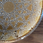 Vintage 70s Purbeck studio pottery patterned glazed bowl Palace of Nowhere