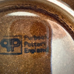 Vintage 70s Purbeck studio pottery patterned glazed bowl Palace of Nowhere